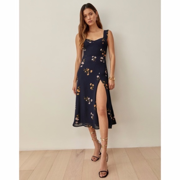 NEW Reformation Fulton Dress Princess Margaret 0 - Picture 16 of 17